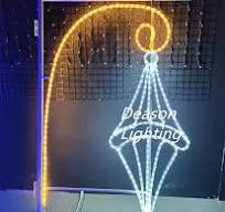 2d Led Decoration Pole Motif Light