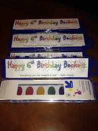 Classroom Birthday Treats For Preschool Birthday Party Treats For The Classroom Loved Sending Kids Home With Something Useful School Birthday Favors Classroom Birthday Treats School Birthday Treats