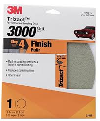3m 3000 Trizact Grit Foam Finishing Disc 3 66in Po 1 Sheet