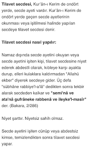 Namaz içerisinde tilavet etmeye niyet etmek aklından tilâvet secdesi yapacağını geçirmekle yapılır; Twitter à¤ªà¤° Tilavetsecdesi à¤¹ à¤¶à¤Ÿ à¤—