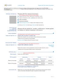 How to write a successful cv, new associated publishers, london, 2002. Europass Cv Universita Degli Studi Di Milano