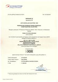 Darul quran jakim, kuala kubu bharu, malaysia. Our Certificate Fable System Sdn Bhd