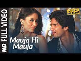 Full Video Mauja Hi Mauja Jab We Met Shahid Kapoor Kareena Kapoor Mika Singh Pritam Youtube In 2021 Couples Songs Mika Singh Shahid Kapoor