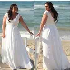 Besides good quality brands, you'll also find plenty of discounts when you shop for simple beach wedding. Simple A Line Beach Wedding Dresses Deep V Neck Plus Size Country Bridal Gowns Lace Appliques Floor Length Chiffon Robe De Mariee Us 2 Sportspyder
