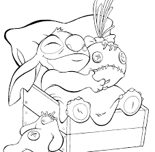 This disney cartoon lilo and stitch coloring pages for individual and noncommercial use only, the copyright belongs to their respective creatures or owners. Free Printable Lilo And Stitch Coloring Pages For Kids