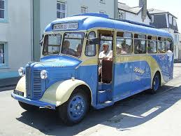 Vintage Bus On The Isles Of Scilly Bus Bus Coach Rv Bus