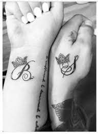 Matching Couple Tattoos Ideas His Hers King And Queen Tattoo Couple Tattoo Ideas Couple Ta Couple Tattoos Love Best Couple Tattoos Matching Couple Tattoos