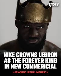 Absolute chills 🥶 Nike teases LeBron James' upcoming signature shoe, the  Nike LeBron 23, in a new ad anointing him as The Forever King 👑