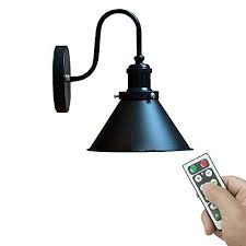Anye 1 Pack 100 Lumens Led Remote Control Battery Run Cordless Lamp Retro Wall Sconce Light Fixture For Be Sconce Light Fixtures Sconce Lighting Cordless Lamps