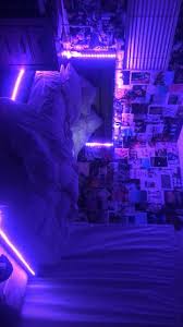 If you re bored of all the purple bedroom design ideas above opting for a blue purple shade for a bedroom ceiling in a bel air. Led Strip Lights Girl Bedroom Decor Neon Bedroom Dreamy Room