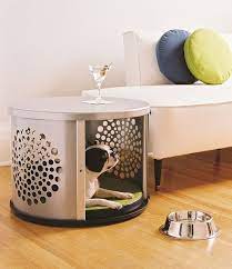 Table with dog bed underneath diy coffee table dog bed itrickainfo diy pallet dog bed create a bin or basket with over the door ho. 15 Stylish Pet Beds That Also Serve As Great Looking Tables