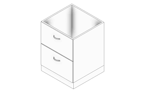 24 double doors & drawer base cabinet. Engipedia Revit Kitchen Family En Base Cabinet 2 Drawers Cw No Counter Top Engipedia