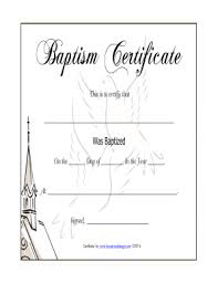 A gift certificate is a perfect way to appreciate an end user loyalty and attention towards your products or services. Baptism Certificate Pdf Fill Out And Sign Printable Pdf Template Signnow