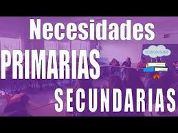 By javier martínez argudo 01 septiembre. Necesidades Primarias Y Secundarias Youtube