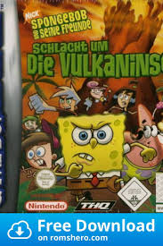 Download Spongebob Squarepants And Friends Battle For Volcano Island Lightforce Gameboy Advance Gba Rom Spongebob Gameboy Advance Gameboy