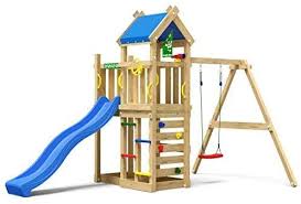 Jungle Gym Spielturm Mit Rutsche Und Schaukel Nomad 1 Swing Amazon De Spielzeug In 2020 Spielturm Schaukel Spielturm Mit Rutsche