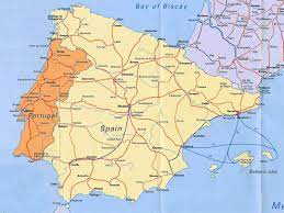 Map of spain and portugal, corrected and augmented from the map published by d. Highways Map Of Portugal And Spain Portugal Europe Mapsland Maps Of The World