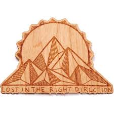 Dust City Wood Stickers Lost In The Right Direction Sticker 6 Liked On Polyvore Featuring Home Home Decor Offic Office Accessories Clothes Design Design