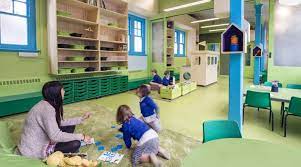 Aberrant Architecture Renovated The Interior Of Rosemary Works Primary School In London With Bright Schools Around The World Education Design Schools In London