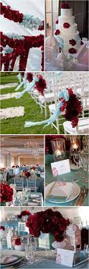 Color Palette Inspiration Crimson Red Ice Blue Blue Themed Wedding Tiffany Blue Weddings Blue Red Wedding