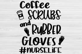 Coffee Scrubs And Rubber Gloves Svg File Graphic By Tiffscraftycreations Creative Fabrica
