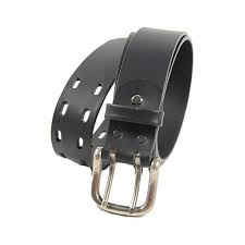 Vous recherchez une ceinture en cuir pour accompagner vos pantalons, shorts ou bermudas ? Ceinture Boucle Double Ardillon Cuir Homme Faune Noir