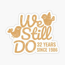 „eure ehe wurde vor x jahren vor gott beschlossen. Sticker 32 Hochzeitstag Redbubble