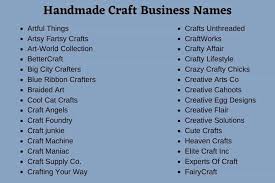 Acquiring art can be an exciting hobby for art enthusiasts. 700 Creative Craft Business Names Ideas And Suggestions