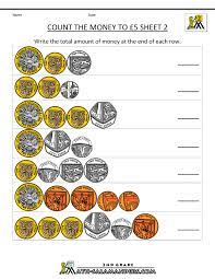 uk money worksheets to 5 teaching math activities 
