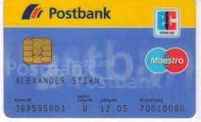 On the postbank homepage, you will find a blue button saying online abschließen. Bank Card Postbank Postbank Germany Federal Republic Col De Ms 0133 01