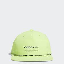 M Ori Rlxd Decon Rope Strpbk Bright Yellow Mens Hats For Men Yellow Adidas Mens Hats Baseball