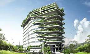 Examples of ee, re & greenbuilding in government building. Green Design Ecocred