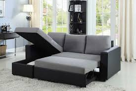 Design your own custom sofa with free design help from our design specialists. 503929 2 Pc Latitude Run Tallant Everly Grey Fabric Black Vinyl Sleeper Sectional Sofa Reversible Chaise