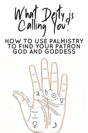 How To Use Palmistry To Find Your Patron God And Goddess Which Deity Is Calling You Palmistry Deities Finding Yourself