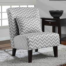 At Home By O Anna Grey White Chevron Accent Chair Furniture Mattresses Living Roo Living Room Chairs Accent Chairs For Living Room Chevron Accent Chairs
