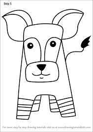 Animal coloring pages coloring pages to print printable coloring pages coloring sheets okapi unique animals zebras republic of the congo animal kingdom. Learn How To Draw An Okapi For Kids Animals For Kids Step By Step Drawing Tutorials