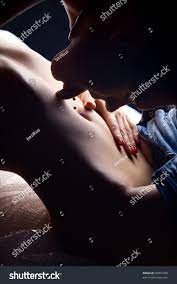 Man Licking Womans Belly Stock Photo 98007788 | Shutterstock