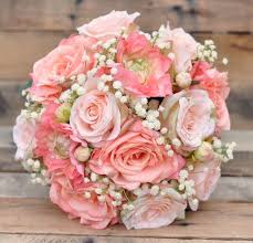 Silk Wedding Bouquet For Sale Shown With Two Matching Bridesmaids Bouquets Sold Separatel Flower Bouquet Wedding Wedding Bouquets Sets Wedding Flower Packages