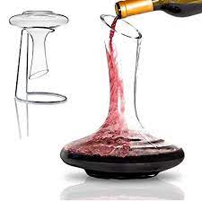 This Is A Beautiful Decanter With A Nice Drying Rack I Have Received Many Compliments On Its Presentation Wine Carafe Wine Decanter Set Wine Decanter