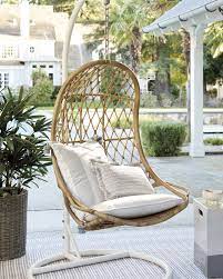 Best for outdoor use, this chair is made from a durable material that is weather resistant for all types of weather. Capistrano Outdoor Hanging Chair Stand Serena Lily Hanging Chair With Stand Hanging Chair Outdoor Hanging Chair