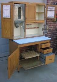 Maybe you have been dreaming of. Oak Hoosier Style Mcdougall Cabinet W Flour Bin Jars Hoosier Cabinet Hoosier Cabinets Old Fashioned Kitchen