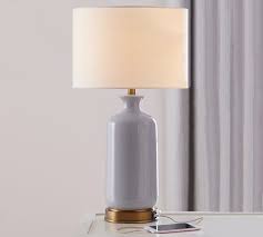 Emilie Usb Ceramic Table Lamp Table Lamp Lamp Ceramic Table Lamps