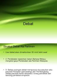 Memandangkan kad imbasan tersebut merupakan barangan fizikal, jadi proses penghantaran akan dihantar dalam masa 3 hari menggunakan pos. Struktur Debat Ala Parlimen