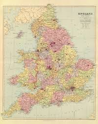 958x823 px (пикселей) вес карты: Karta Anglii I Uelsa 1901 G Starye Karty Evropy