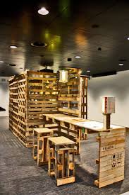 Pallets Installation Pallet Store Bar Restaurant Decorations Pallet Designs Pallet Diy Pallet Display