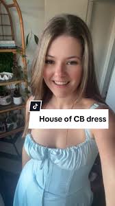 House of Cb Carmen Blue and White Dress Review