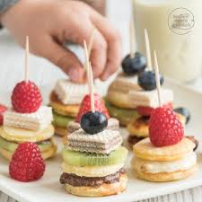 Mini Pancake Spiesse Backen Macht Glucklich Rezept Susses Fingerfood Backen Macht Glucklich Snack