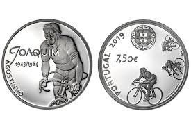 Joaquimagostinho #acidentefatal #olhaoreportagem sobre a 10ª volta ao algarve em bicicleta, derradeira prova de joaquim agostinho, . Detalhe De Produto Incm