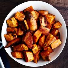 Let cool, then split the tops open with a knife. Roasted Sweet Potatoes Recipe Recipe Bon Appetit