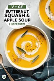 Butternut Squash And Apple Soup From My Bowl Recipe Butternut Squash Apple Soup Apple Soup Stew Recipes